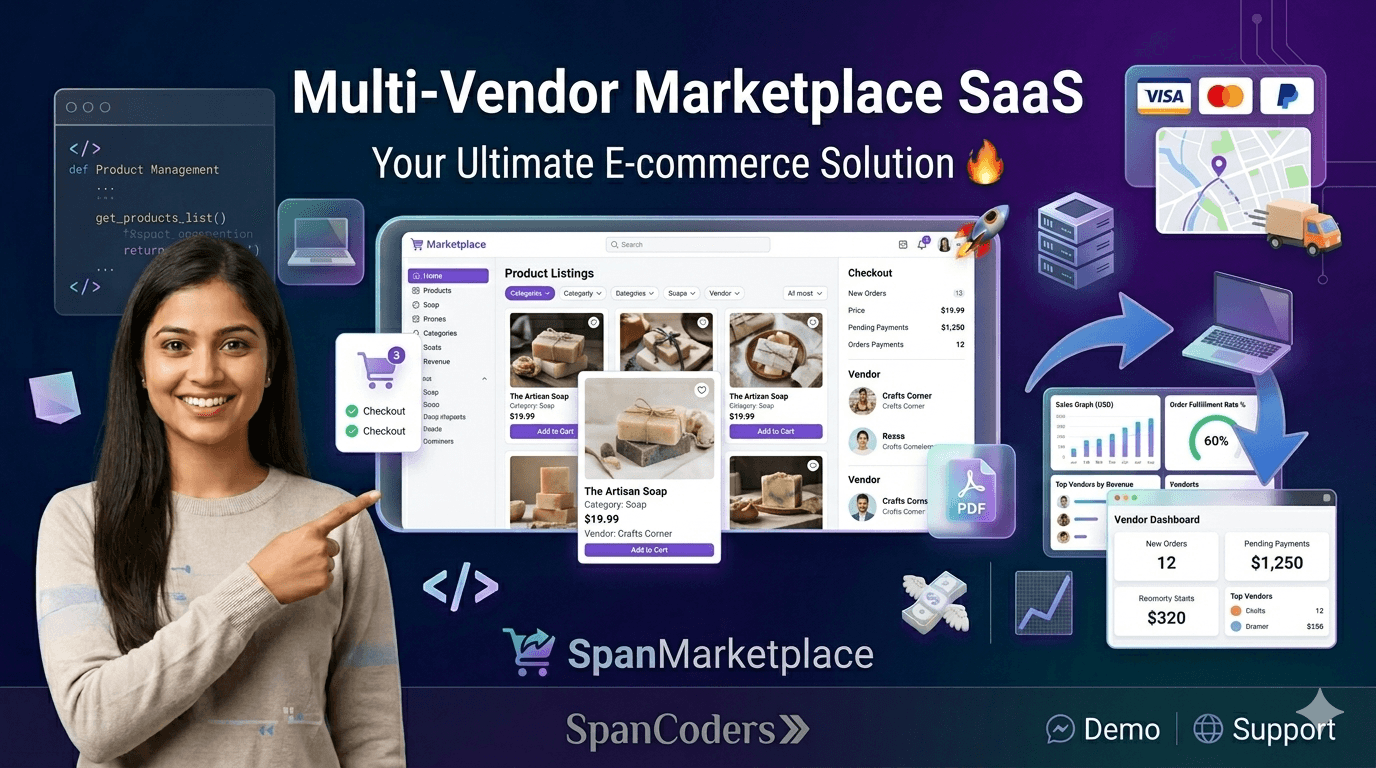 Multi-Vendor E-Commerce SaaS Platform